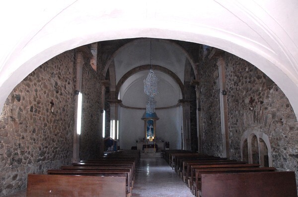 La Purísima Concepción, nave - Misión de Arnedó, Guanajuato