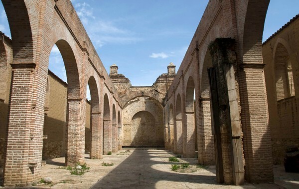 San Sebastián, basilica nave - Chiapa de Corzo, Chiapas