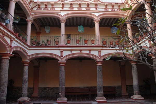 San Francisco, cloister - Jiquilpán, Michoacán