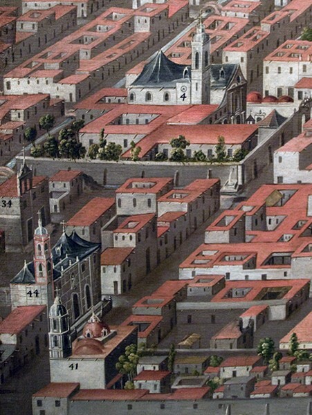 Mexico City, detail - La Mui Noble i Leal Ciudad de México