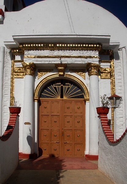 Omitlán, Hidalgo, Nuestra Señora del Refugio, façade portal - Hidalgo