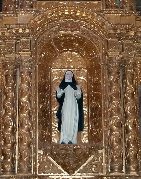 San Felipe & Santiago, nave Santa Rosa de Lima altar, St. Rose - San Felipe & Santiago