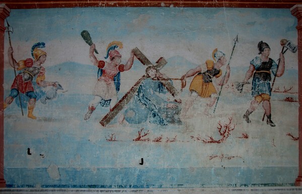 La Soledad, nave mural, Via Crucis - Cadereyta, Querétaro