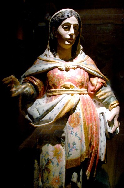 San Francisco, convento sculpture, St. Anne - Tzintzuntzan, Michoacán