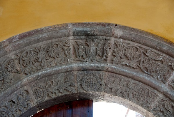 La Concepción de Nuestra Señora, portería portal, archivolt - Otumba, México