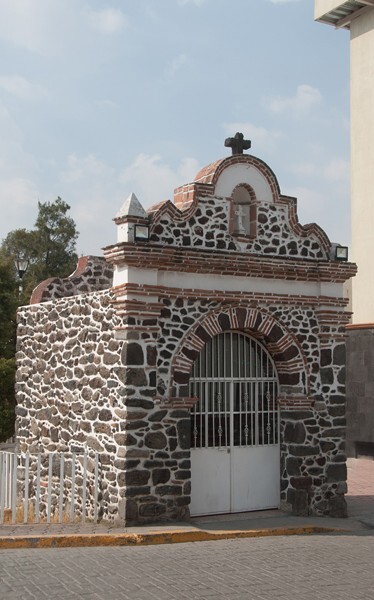 San Jerónimo, atrial posa - Xonacahuacan, México