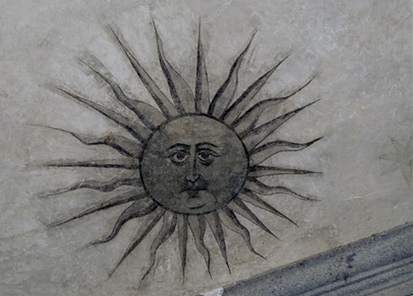 Portería mural, sun - San Francisco