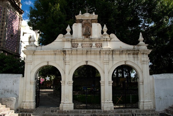 San Juan Teotihuacán, México, San Juan Evangelista, atrial gate - San Juan Evangelista