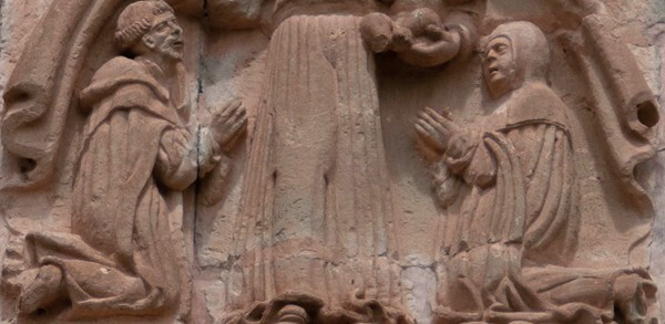 Façade, second tier, central relief detail - Façade & Capilla Abierta