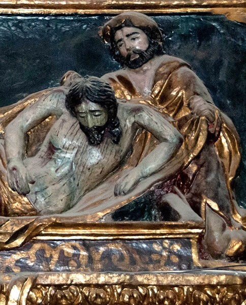 Entombment, detail - Sanctuary (Presbytery/Chancel)