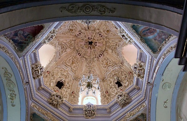 San Agustín, Capilla de la Guadalupe, cupola & pendentives - San Agustín