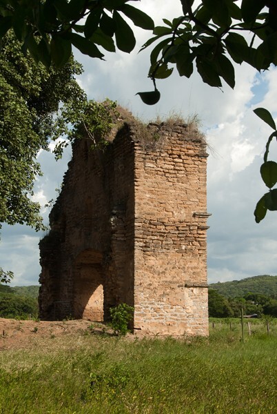 San Nicolás, façade ruins - Aquespala, Chiapas