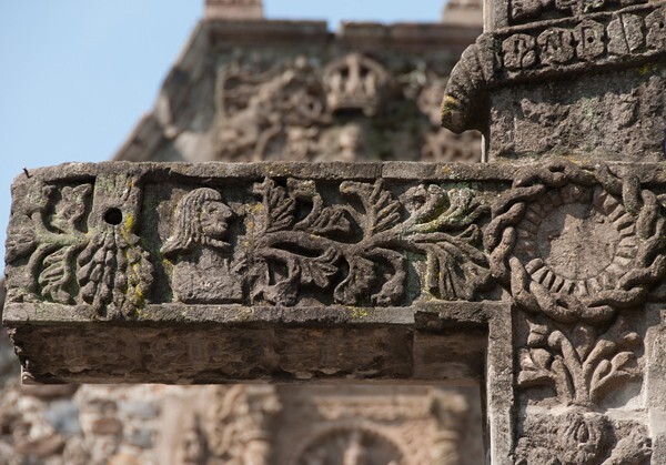 San Sebastián Analco, atrial cross, left arm - San Sebastián Analco