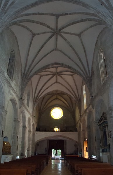 Santo Domingo, nave & choir rib vaults - Oaxtepec, Morelos
