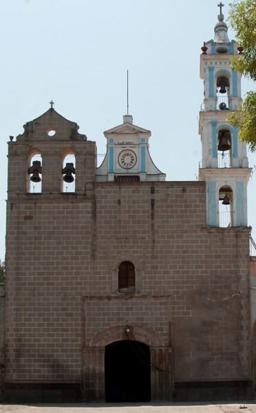 La Concepción de Nuestra Señora, façade, espadaña & bell-tower - Otumba, México