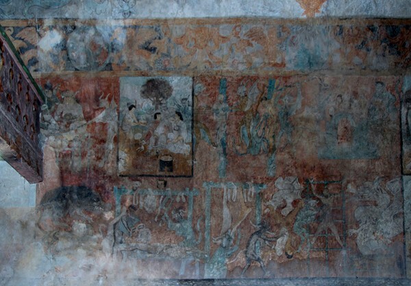 Santa María, North wall murals - Santa María, North nave wall murals