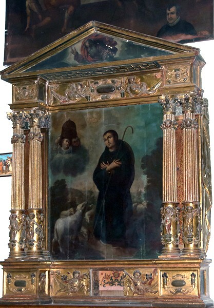 Nave altar, St. Diego with his Flock - San Diego