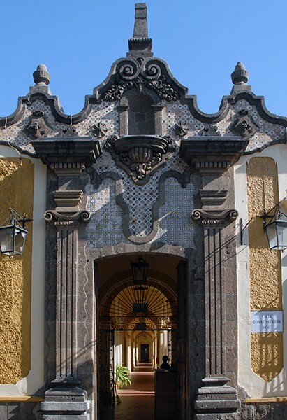 Hospital de Nuestra Señora del Refugio, main portal - Tlaquepaque, Jalisco