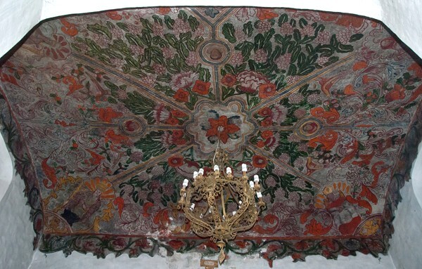 San Miguel Arcángel, Capilla del Santísimo, ceiling - Xometla, México