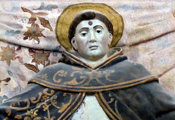 First tier, lower figure detail - High Altar & Chancel Arch