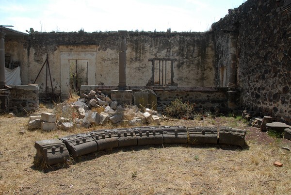 San Gabriel Arcángel, ex-portería arch - San Gabriel Azteca, Hidalgo