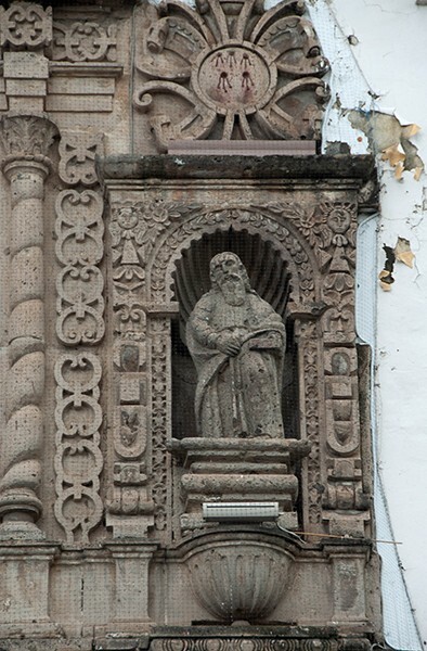San Pedro, façade, second story right, St. Paul - Tlaquepaque, Jalisco