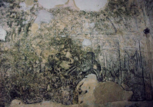 Cloister, mural fragment - Maní, San Miguel Arcángel