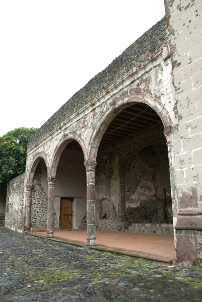 La Concepción Pursíma, portería - Santa María Atlihuetzía (ruins), Tlaxcala