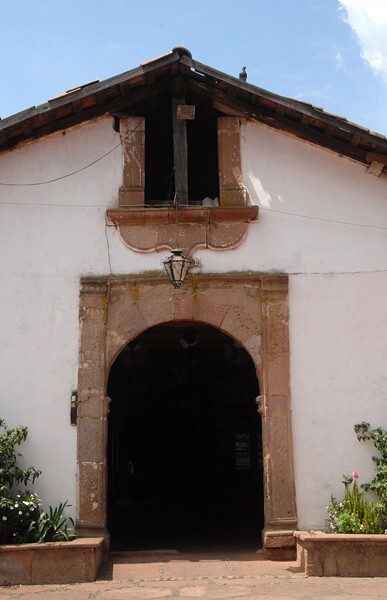 Hospitalito, façade - Santa Clara del Cobre, Michoacán