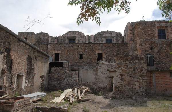 La Purísima Concepción, exterior nave - Misión de Arnedó, Guanajuato