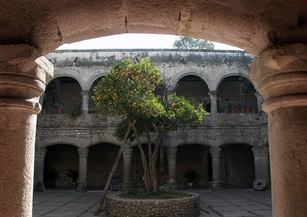 San Miguel Arcángel, cloister - Coatlinchán, México