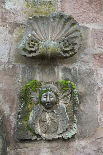 Capácuaro, Michoacán, San Juan Bautista, façade relief - Capácuaro, Michoacán