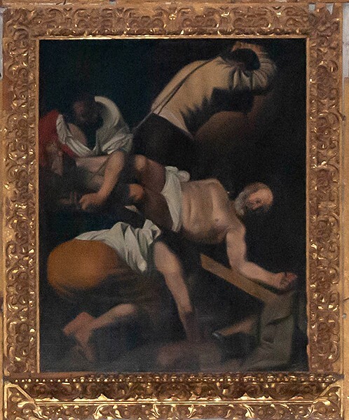 San Bernardino de Sena, N nave wall, San Pedro retablo, central altar - Xochimilco, México