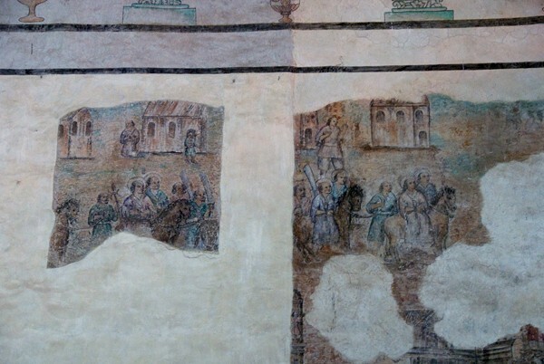 S wall mural - Nuestra Señora de La Asunción (Catedral), nave & murals