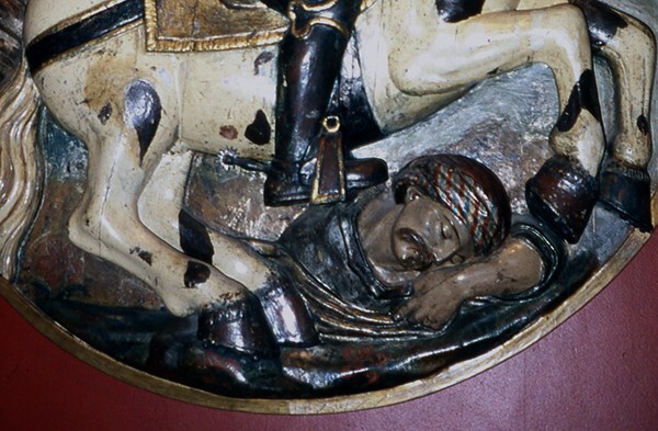 Santiago Matamoros, detail - Museo Franz Meyer (ex Convento de San Juan de Dios)