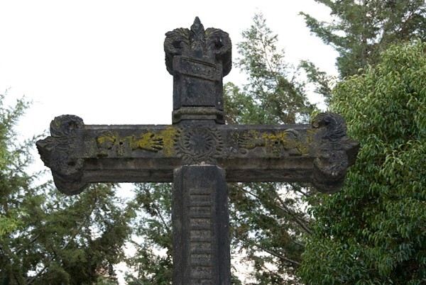 San Mateo, atrial cross, front crossing - San Mateo Xóloc, México