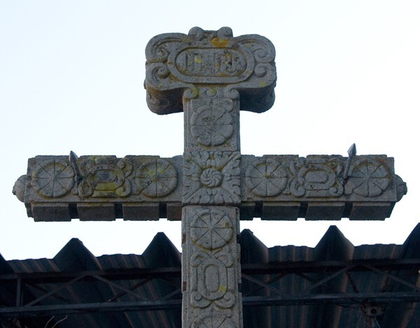 Santa María, atrial cross, front crossing - Nativitas, Tlaxcala