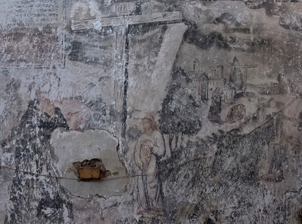 Sacristy mural, Miracle of the Water - San Guillermo