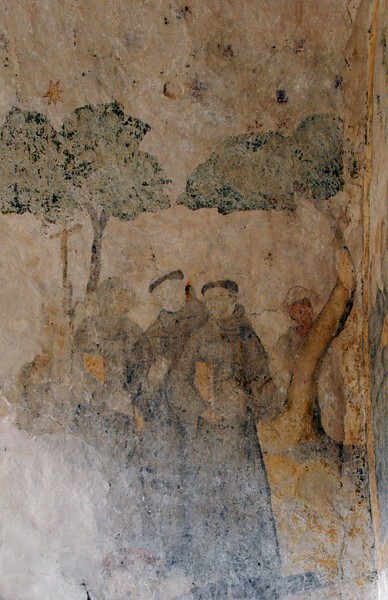 Antepoprtería mural detail - San Antonio de Padua