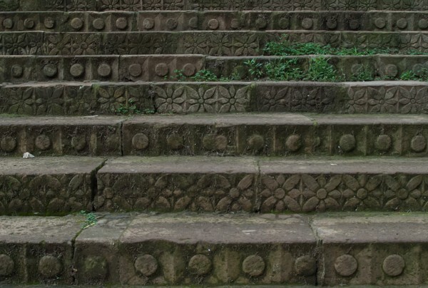 Santa María de Jesús, church step carvings - Santa María de Jesús