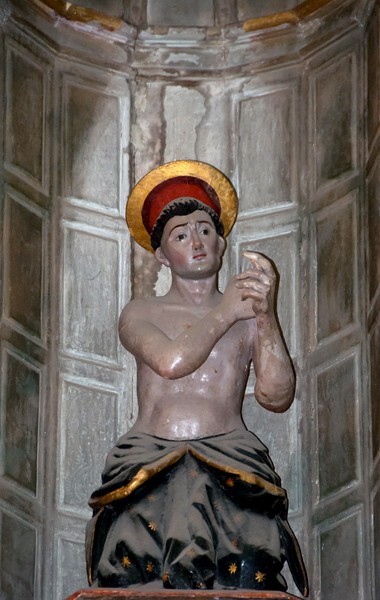 Nave Nuestra Señora de la Soledad altar, sculpture - San Andrés