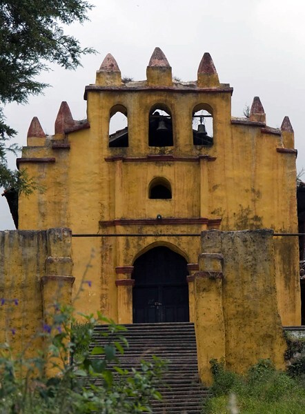 El Calvario, façade - Oxchuc, Chiapas