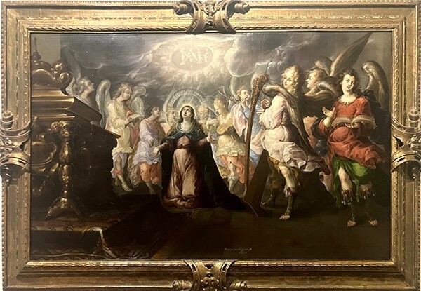 Cristóbal Villalpando, The Sweet Name of Mary, 1690-1700 - Guadalupe Basilica Museum