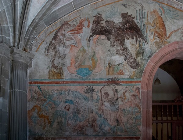 Sotocoro, S wall murals - San Miguel Arcángel, nave, apse, & sotocoro murals