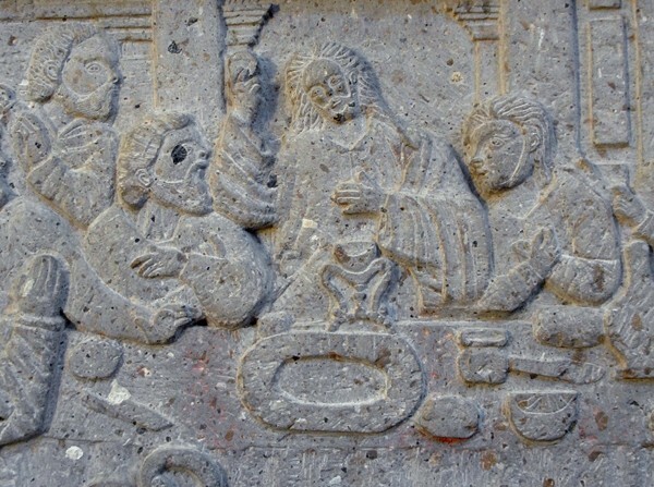 Nuestra Señora del Sagrario, pulpit relief - Tamazula de Gordiano, Jalisco