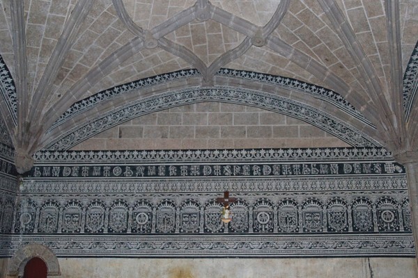 Sotocoro frieze murals - San Juan Bautista, nave, cloister & sala de profundis