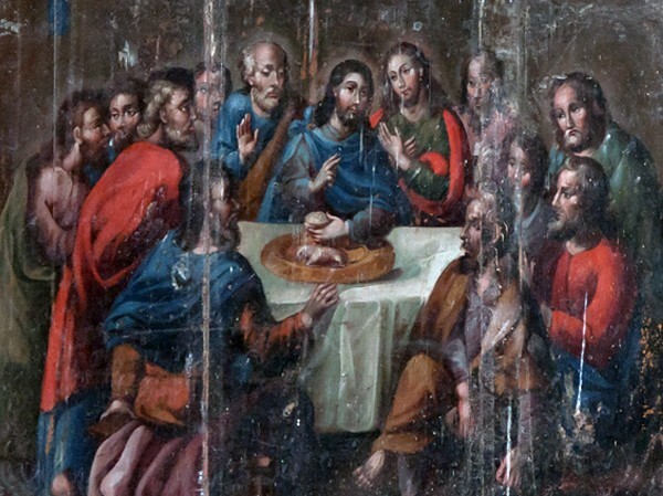 ex-retablo predella, Last Supper - Nuestro Señor del Vecino