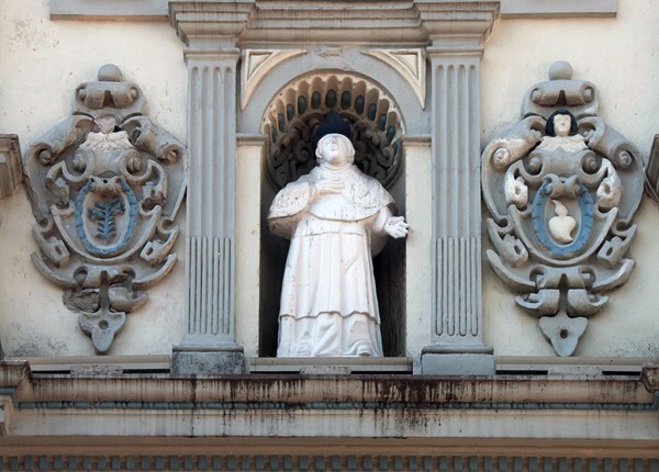 Lateral portal, second story, St. Philip Neri - La Concordia