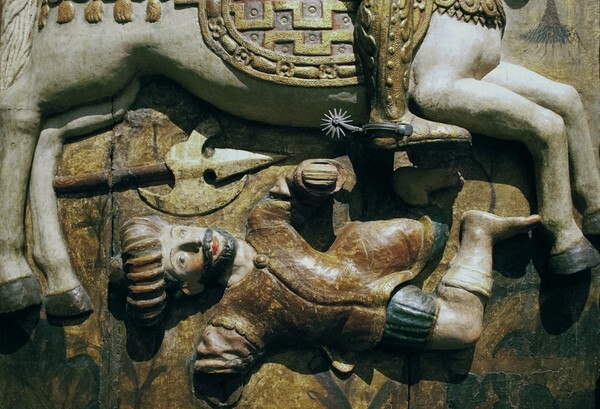 detail, A Trampled Moor - Saint James the Moor Slayer