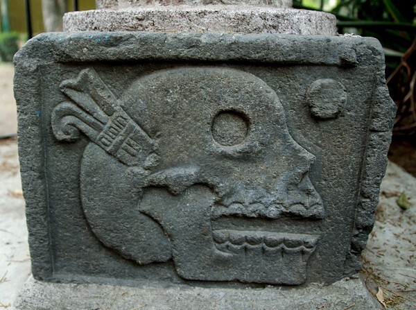 Santa María, atrial cross, prehispanic base - Nativitas Zacapa